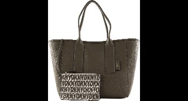 DKNY Schoudertas Shopper Grayson Logo Tote Truffle Taupe