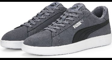 PUMA PUMA Smash 3.0 Unisex Sneakers - Gray Tile-PUMA Black-PUMA White