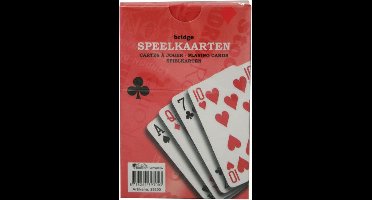 Speelkaarten premium rood | 12 stuks