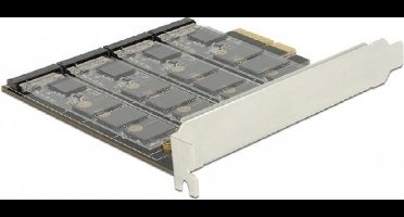 Delock PCI Express Card > 4 x internal M.2 Key B with RAID