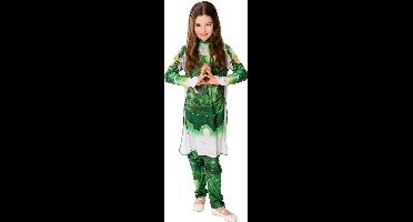 Rubies - Sersi Kostuum Meisje - Groen, Wit / Beige - Maat 116 - Carnavalskleding - Verkleedkleding