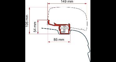 Fiamma VW T5/T6 Kit H1-L1/L2 >2003 F40Van