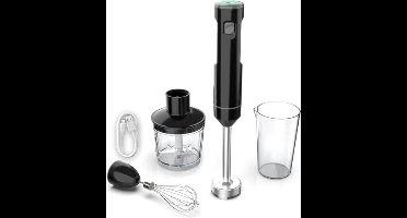 ApexArte® Staafmixer Set - Hakmolen - Groentesnijder - Soepmaker - Draadloos