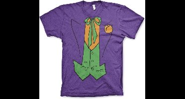 Batman The Joker Suit T-Shirt Purple-3XL