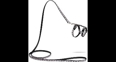 Beeztees Hearts - Kittentuigje - Zwart - 120 cm x 10 mm