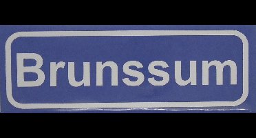 Koelkast magneet plaatsnaambord Brunssum.