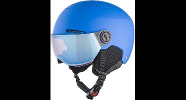 Alpina Zupo Visor Q-Lite Junior Skihelm Met Vizier - Blue Matt | Maat: 54 - 58 cm