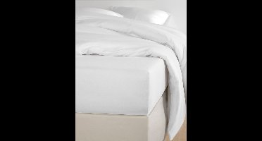 De Witte Lietaer Hoeslaken Katoen Satijn Olivia - 180 x 200 cm - Wit