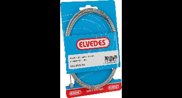 Achterrembinnenkabel Elvedes 4 meter RVS met 2 nippels