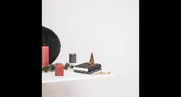 HV GOUDEN GEO KERSTBOOM BEELD S-5X5X10CM