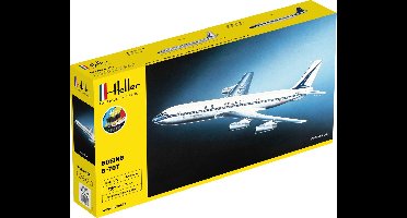 Heller Modelbouwpakket Militaire voertuigen - 56452 B-707 Air France Plane - Starter Kit Plastic - 1:72 - Modelbouw
