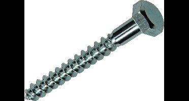Mack Houtdraadbout 9 stuks M6x 50 mm