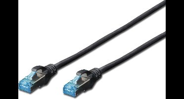 Digitus Dk-1532-005/Bl Rj45 Netwerk Aansluitkabel Cat 5E Sf/Utp 0.5 M Zwart Verdraaide Paren