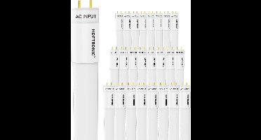 25x LED TL Buis 60cm - T8 G13 fitting - 6000K daglicht wit - 9W 990 lumen (110lm/W) - Flikkervrij - Vervangt 18 Watt (18W/860) - Incl. Starter