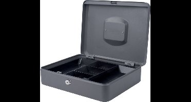 GELDKIST PAVO 300X240X90MM GRIJS