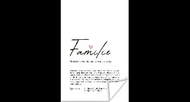 PosterMonkey - Poster - Betekenis - Familie - Cadeau voor haar - Cadeau voor vrouw - Wanddecoratie - Woonkamer - Keuken - 60x90 cm