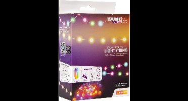 Led Lichtsnoer voor Binnen met App 6 Meter - 33 Lampjes - IP 44 - Bluetooth - RGB Kleuren - LED Light Strip - Led Verlichting - Luume