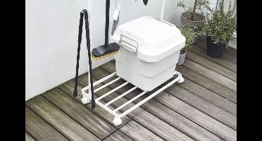 Yamazaki Opbergrek met Wieltjes - Tower - Wit