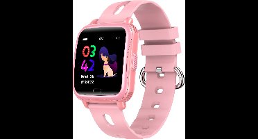 Denver Smartwatch Kinderen - Voor Android & iOS - Stappenteller & Afstandmeter - Bellen/SMS - Slaapactiviteit - 1.4'' Display - Hartslag, Bloeddrukmeter, Sportmodus - Roze - SWK110P