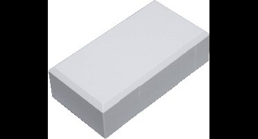 TRU COMPONENTS ESO 1250 Stekkerbehuizing 125 x 67 x 50 Polycarbonaat, ABS Lichtgrijs 1 stuk(s)