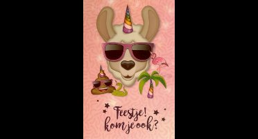 Interstat - Uitnodigingskaarten - Emoji Feestje - 6st.