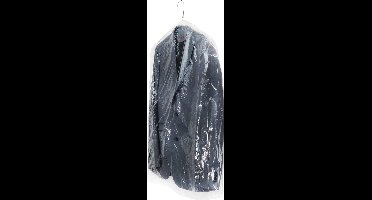 50 Transparante kledinghoezen, 55+5+5X90cm, Met Zijvouw, 0,015 mm foliedikte