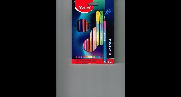 NIGHTFALL PREMIUM viltstiften penpunt 2,5 mm - in kartonnen ophangdoosje x 12