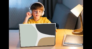 Laptop sticker - 11.6 inch - Pastel - Minimalisme - Design - 30x21cm - Laptopstickers - Laptop skin - Cover