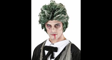 Pruik Zombie Man Groen | One Size