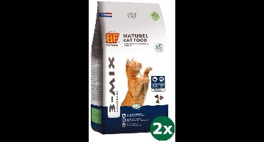 Biofood kattenvoeding kat 3-mix kattenvoer 2x 2 kg