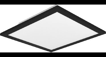 REALITY ALPHA - Plafondlamp - Zwart mat - incl. 1x SMD 13,5 W - Wand- en plafondmontage - Lichtbron niet vervangbaar - Niet dimbaar
