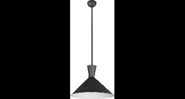Reality - LED Hanglamp - E27 Fitting - 1-lichts - Rond - Zwart - Aluminium - Ø˜35cm