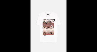 Stranger Things Heren Tshirt -S- Letters Wit