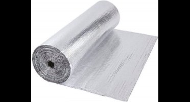 Deltafix Radiatorfolie - Hoogwaardige aluminium - 90% warmtereflectie - 250 x 45 cm - Zilver