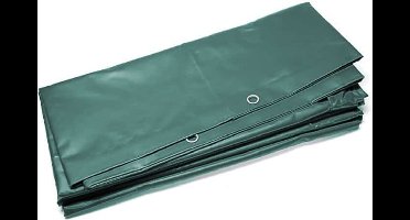 Groen PVC afdekzeil bache bouwzeil 4x6m 600gr/m²