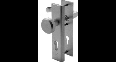Nemef 3405/72 veiligheidsbeslag - voor voordeuren - knop/kruk - SKG*** - afstand 72mm