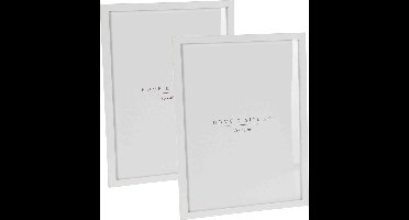 Home & Styling Kunststof fotolijsten - 2 st - geschikt voor een foto van 30 x 40 cm