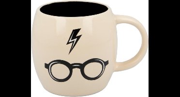HARRY POTTER - Glasses + Lighting Bolt - Globe Mug 380ml