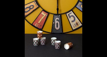 Home Deco Factory - Geschenkset geurkaarsen 6 stuks - RETRO