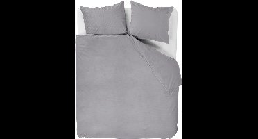 At Home by BeddingHouse Cosy Corduroy dekbedovertrek - Tweepersoons - 200x200/220 - Licht grijs