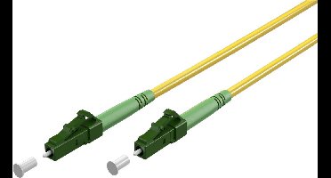 LC/APC Simplex FTTH kabel | OS2 | geel | LSZH | 30 meter