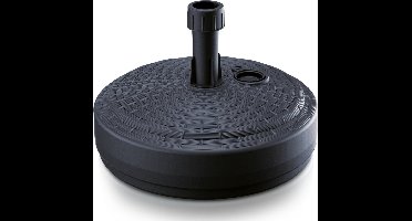 Prosperplast Parasolvoet - rond - rotan - zwart - 10L - Dia 39 cm - kunststof - houder