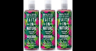 FAITH IN NATURE - Shampoo Dragon Fruit - 3 Pak