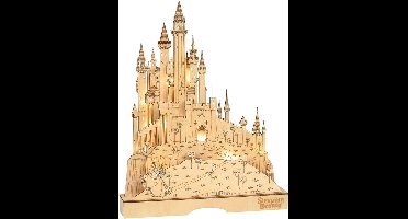 Disney Enesco Doornroosje Verlicht Kasteel Bruin