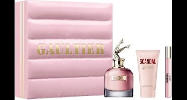 Jean Paul Gaultier Scandal Giftset - 80 eau de parfum spray + 10 ml eau de parfum spray + 75 ml bodylotion - cadeauset voor dames
