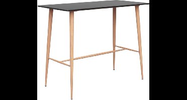 vidaXL - Bartafel - 120x60x105 - cm - zwart