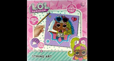 Lol Suprise String Art Hobby Pakket Met Glitters & Regenboogtouwtjes - 3+