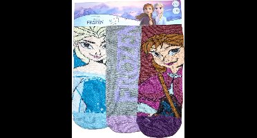Disney Frozen- sokken Disney Frozen - 3 paar - Meisjes - maat 27-30