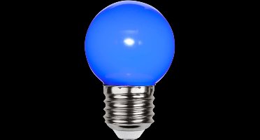 Prikkabel - Kogellamp - E27 - 1W - Blauw