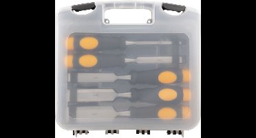 Topgear Beitelset (hout) 5 delig in koffer